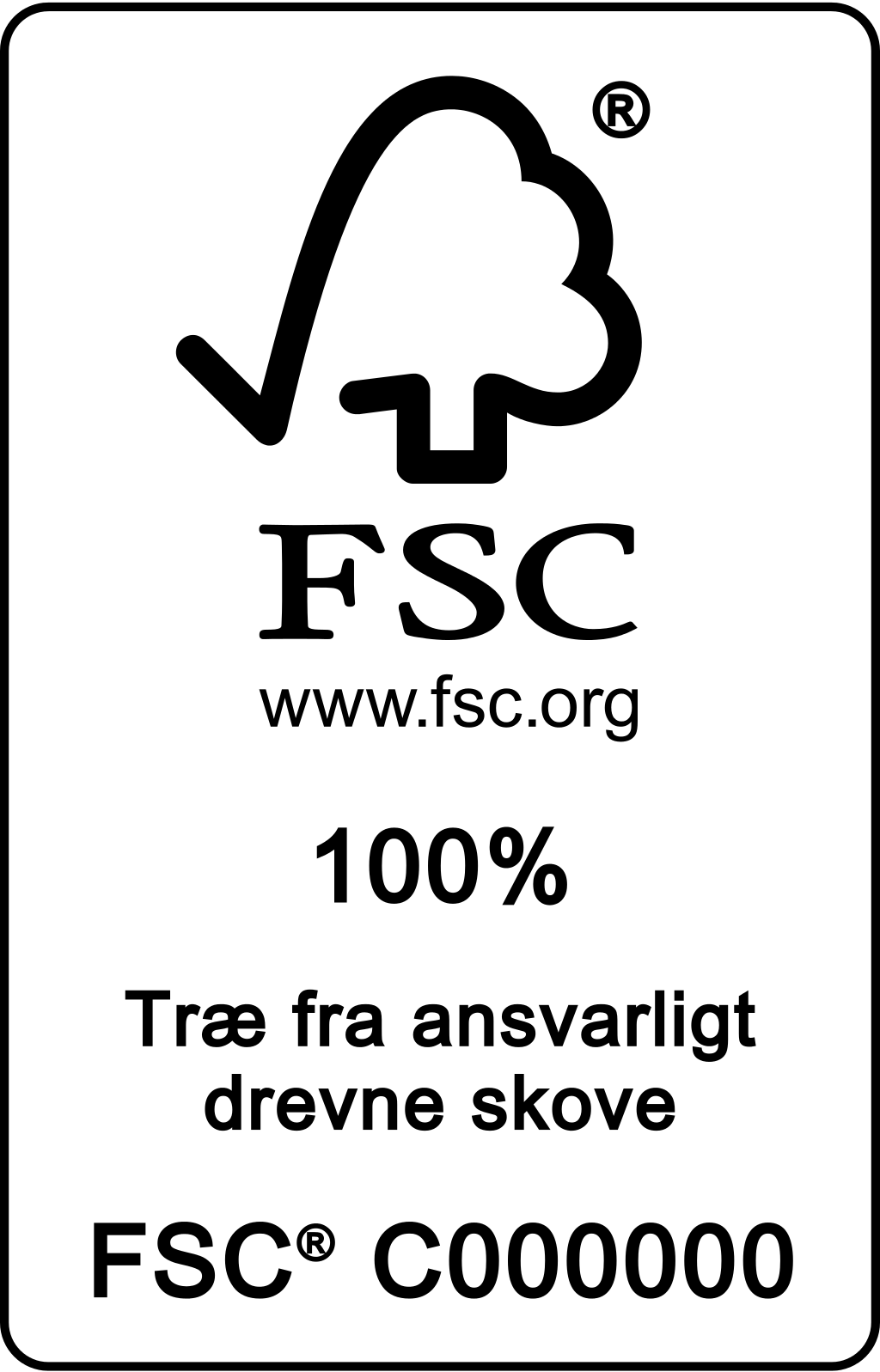 FSC 100%-mærket