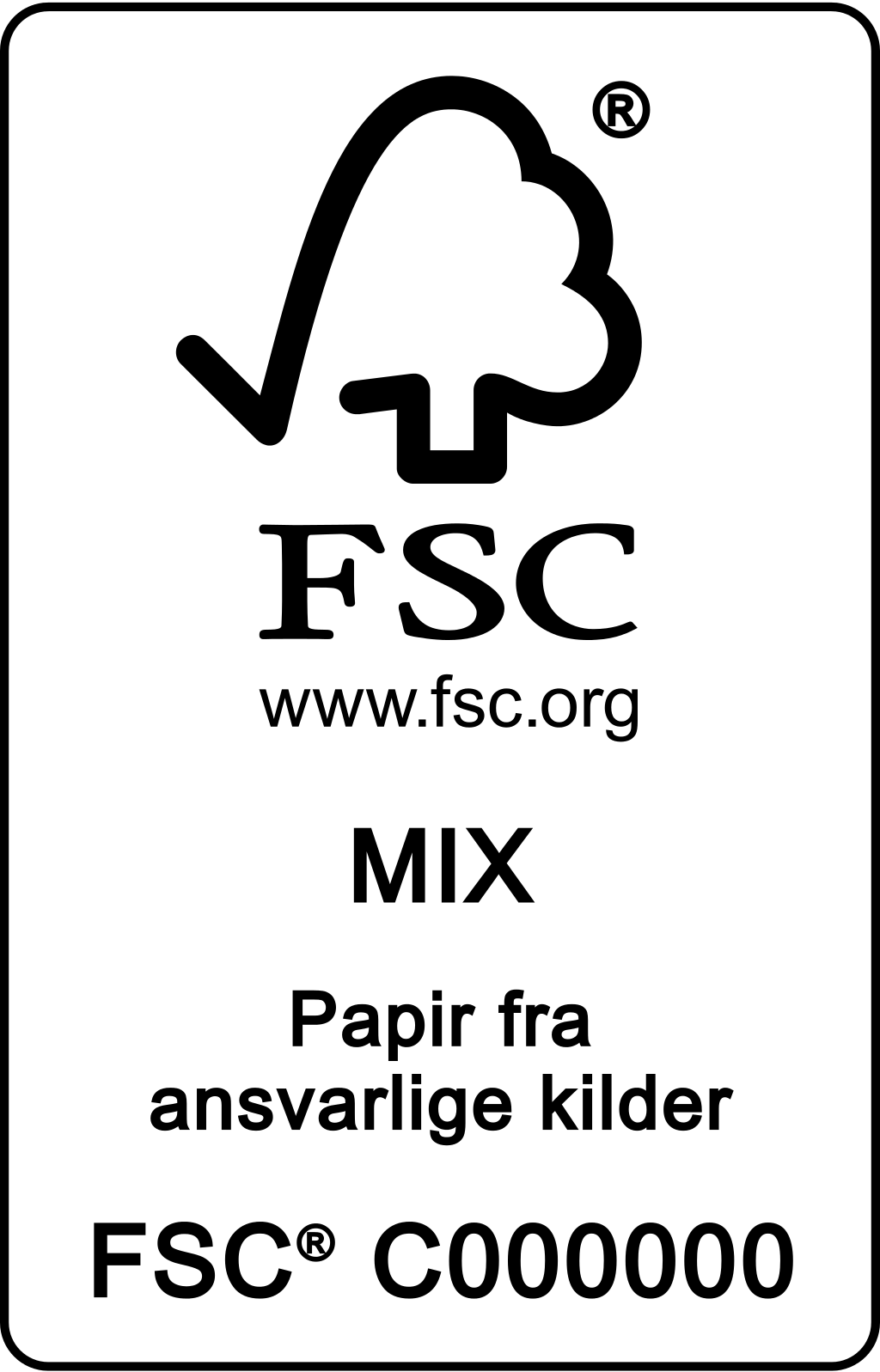 FSC MIX-mærket