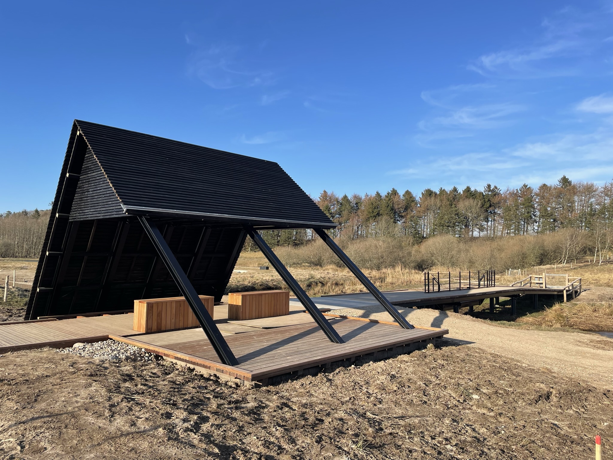 FSC-træ ved Tvis Mølle Naturlaboratorium