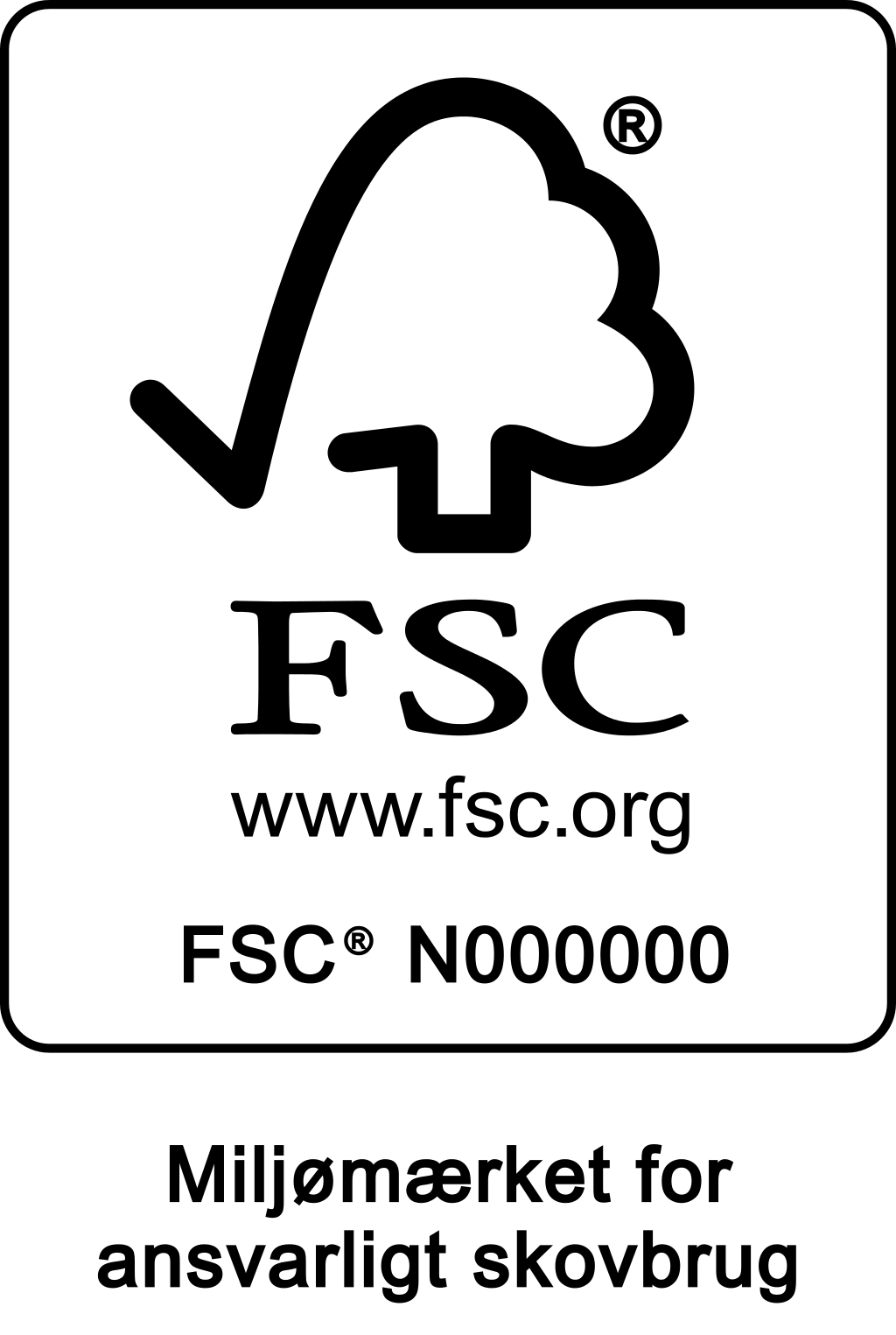 Licenshaveres FSC-markedsføringsmærke