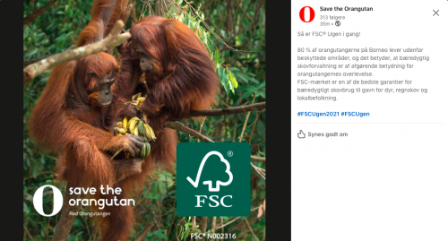 Red Orangutangen i FSC Ugen 2021